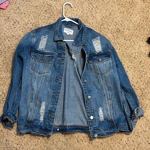 Cute denim jacket size medium